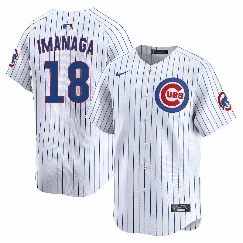 Chicago Cubs Shota Imanaga Nike Home Vapor Limited Jersey W/ Authentic Lettering