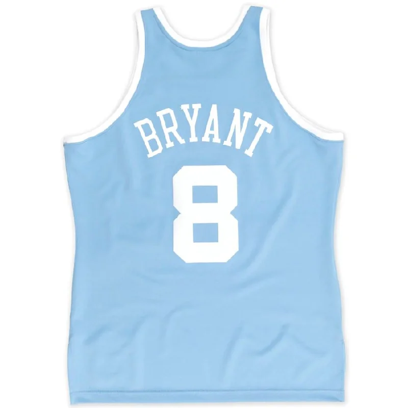 LA.Lakers #8 Kobe Bryant Mitchell & Ness 2004-2005 Authentic Jersey Light Blue Stitched American Basketball Jersey